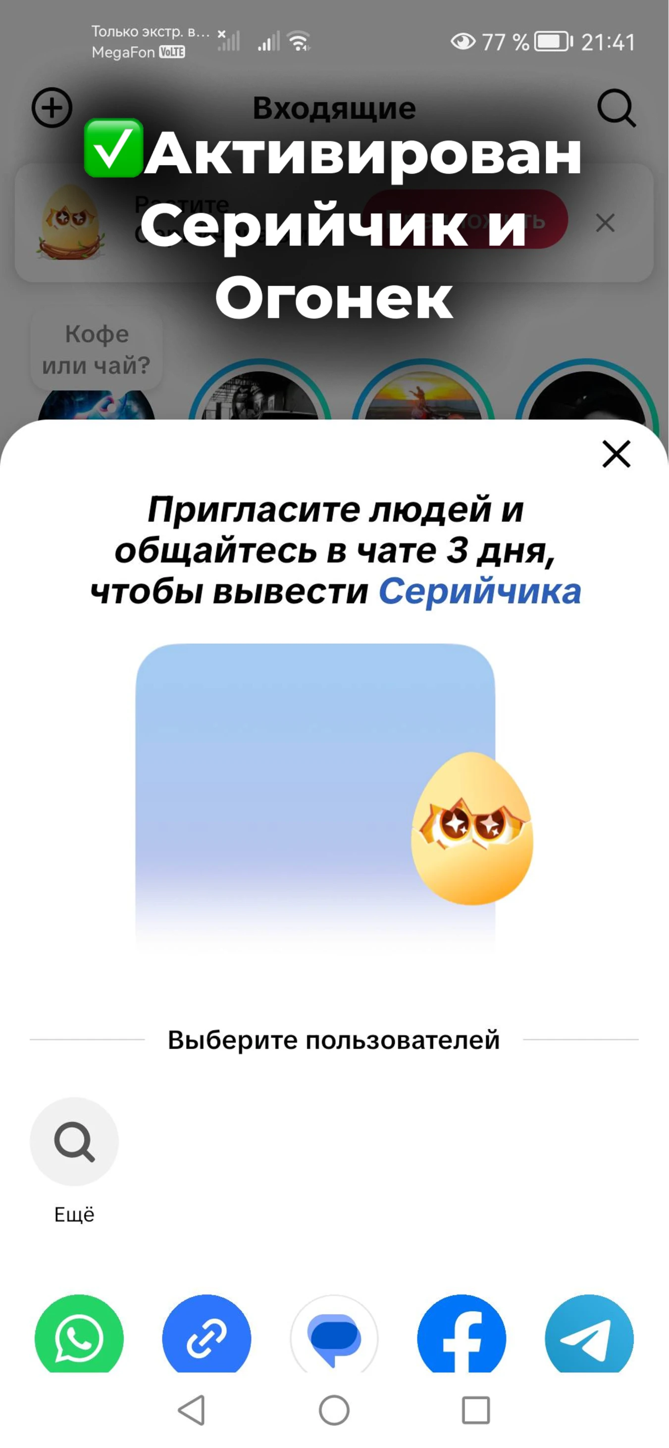Серийчик и Огонёк